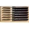 Coffret X6 Higonokami G10 Noir Intercalaire Rouge