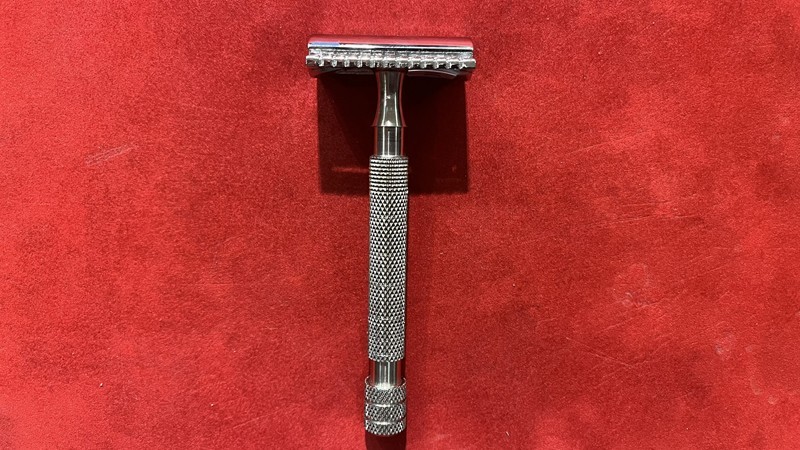 Rasoir de Sureté Inox Gris