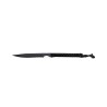Wild Tech 4 Paracorde Noire Lame Noire Serration
