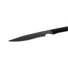 Wild Tech 4 Paracorde Noire Lame Noire Serration