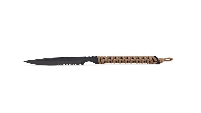 Wild Tech 4 Paracorde Coyote Lame Noire Serration