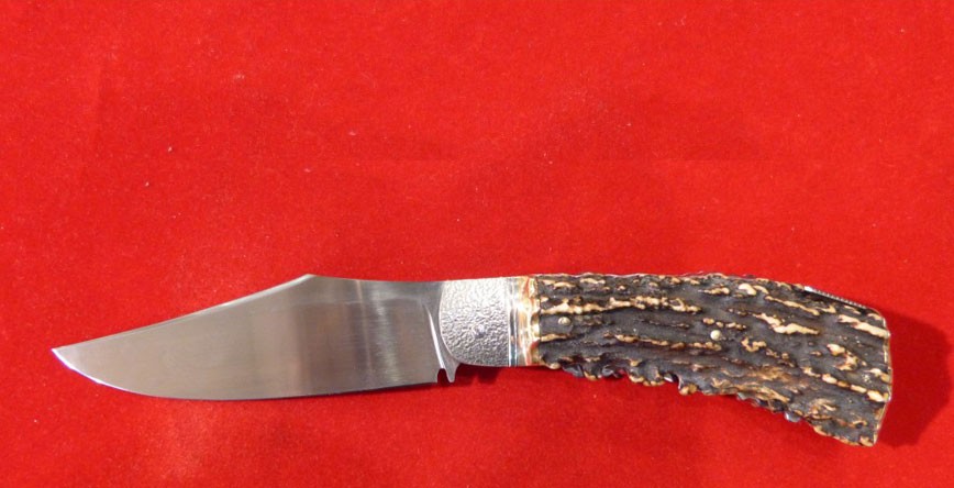 Couteau pliant Damas de fabrication française – Atelier 1515